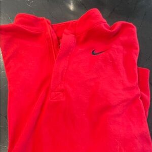 Nike Bright Red Quarter-Zip Pullover